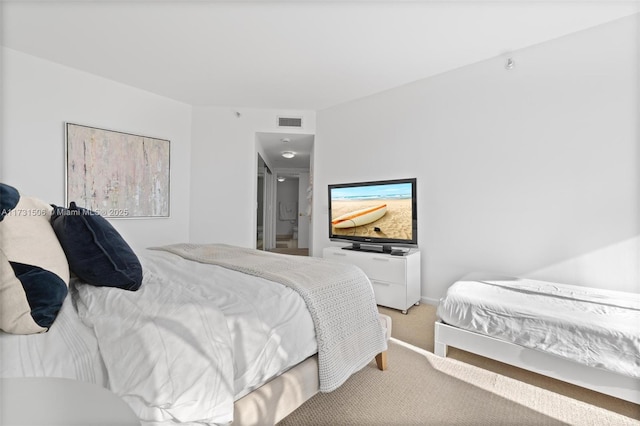 bedroom featuring carpet flooring