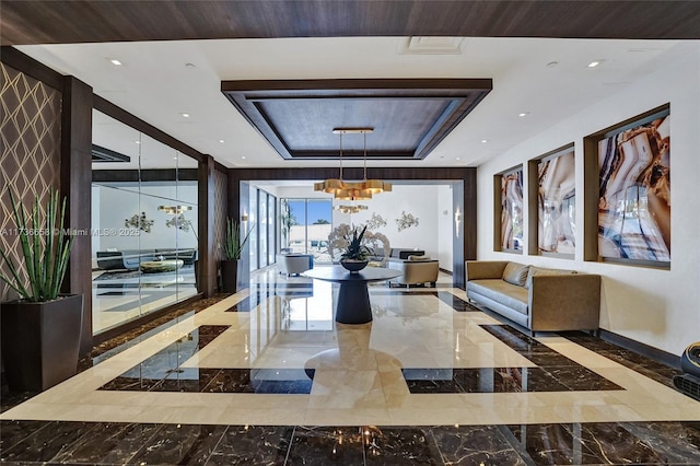 view of community lobby
