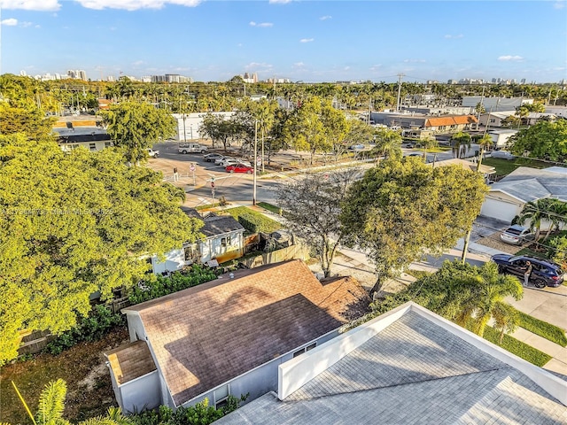 drone / aerial view featuring a residential view