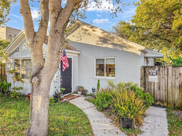 view of bungalow-style home