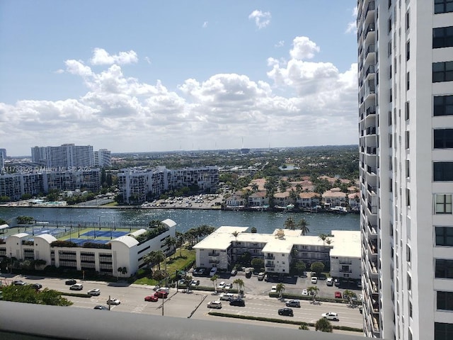 water view featuring a view of city