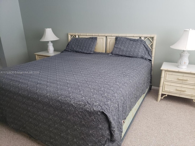 bedroom featuring carpet flooring