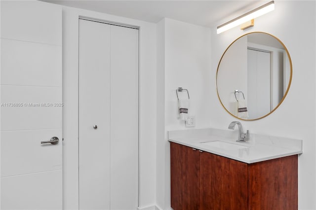 1717 N Bayshore Dr Unit A-1231, Miami, FL 33132 - bathroom with vanity