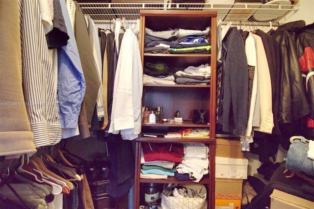 view of closet