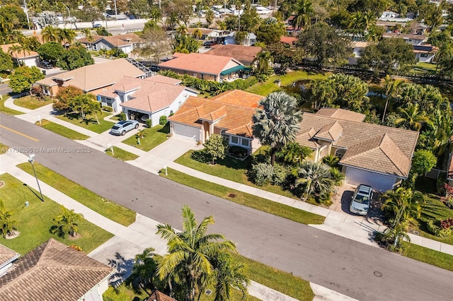 bird's eye view featuring a residential view