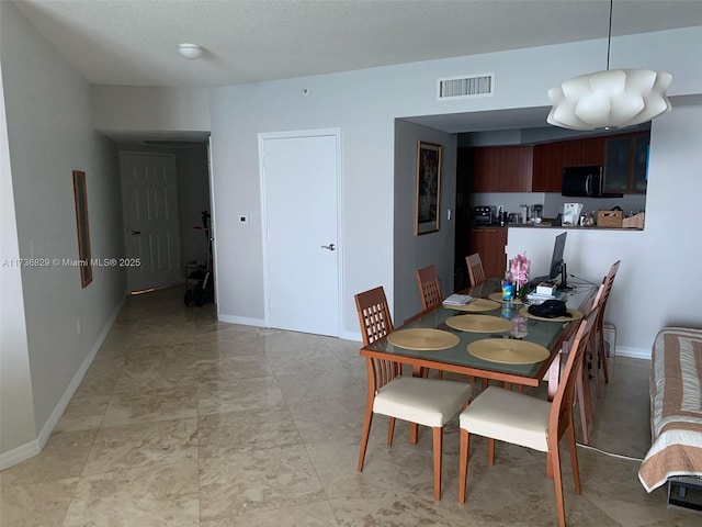 view of dining area