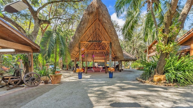 view of home's community with a patio