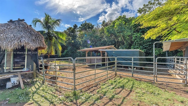 view of stable