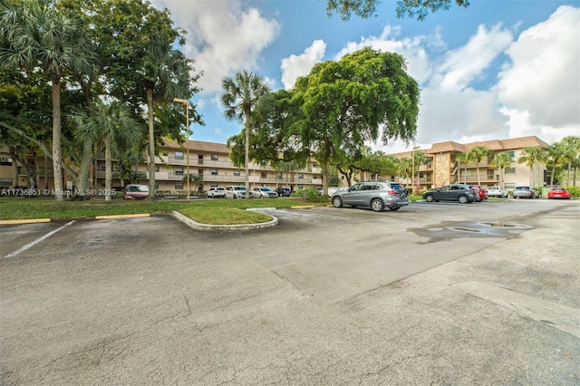 view of uncovered parking lot