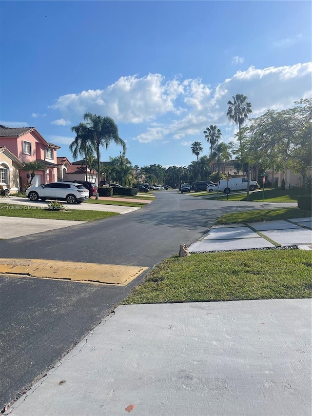 view of road