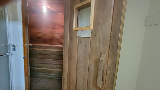 view of sauna / steam room