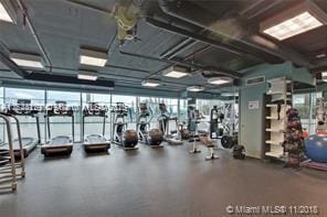 view of exercise room