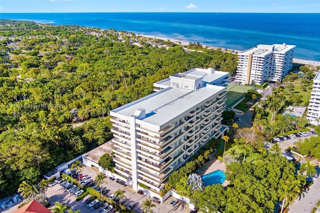 155 Ocean Lane Dr Unit 407, Key Biscayne, FL 33149 - bird's eye view of a nearby body of water and apartment complex / building
