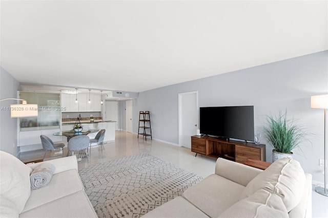 155 Ocean Lane Dr Unit 407, Key Biscayne, FL 33149 - living area featuring baseboards