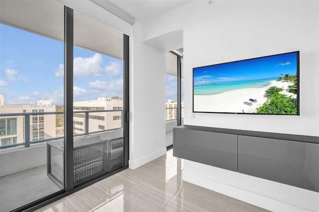 living room with a healthy amount of sunlight