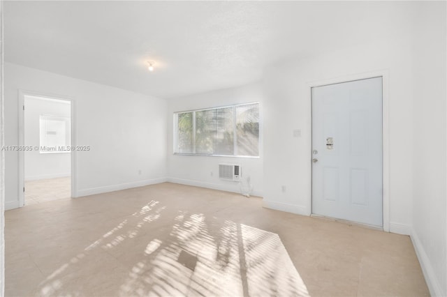 view of unfurnished living room