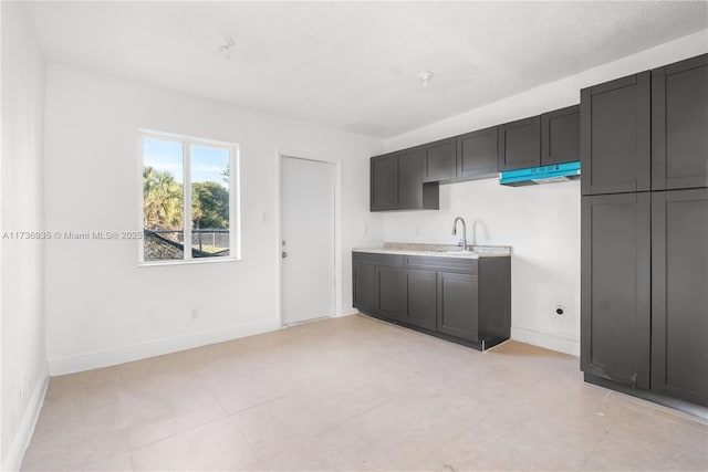 kitchen featuring sink