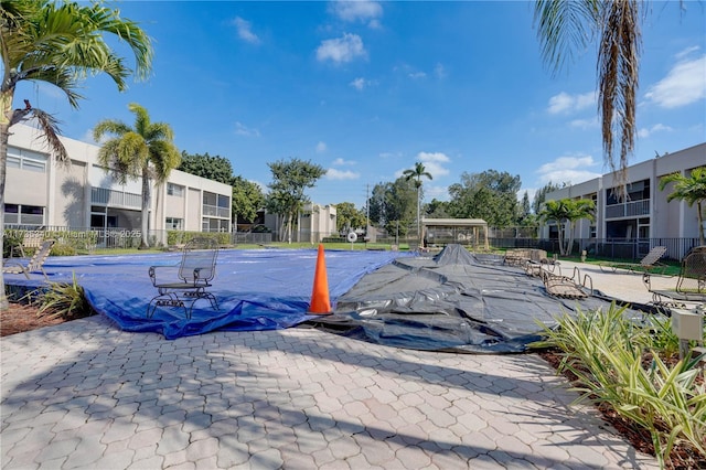 view of pool