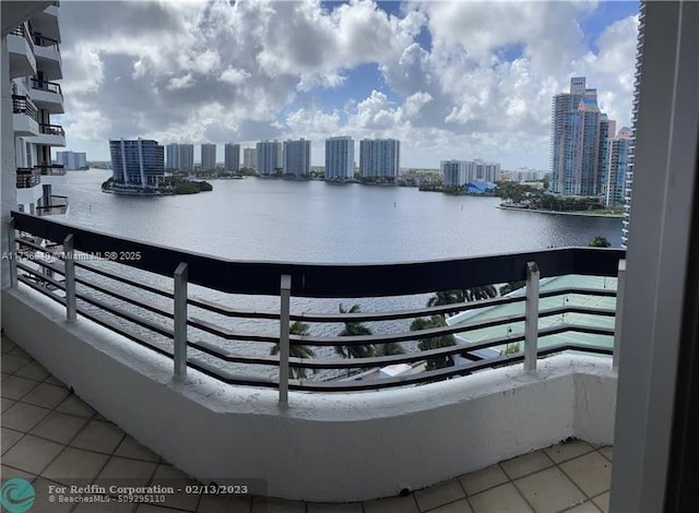 view of water feature