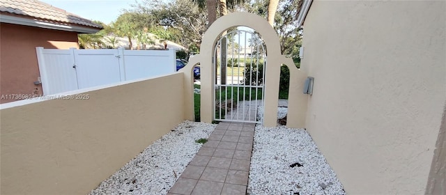 view of gate