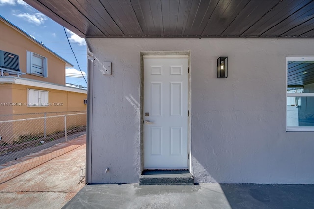 view of property entrance