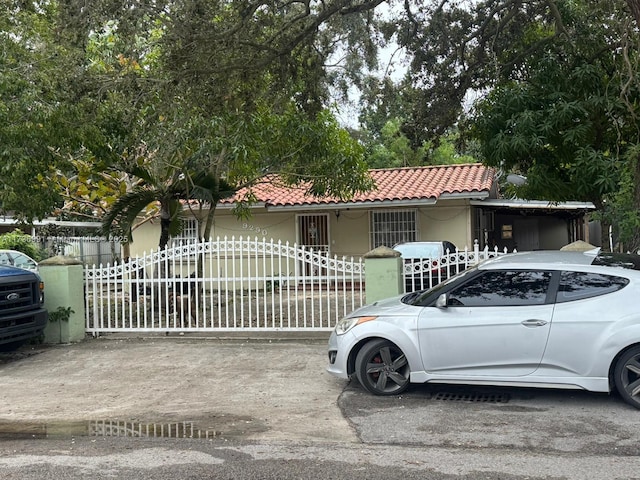 view of ranch-style house