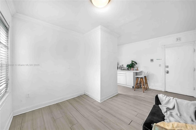 interior space featuring light hardwood / wood-style floors