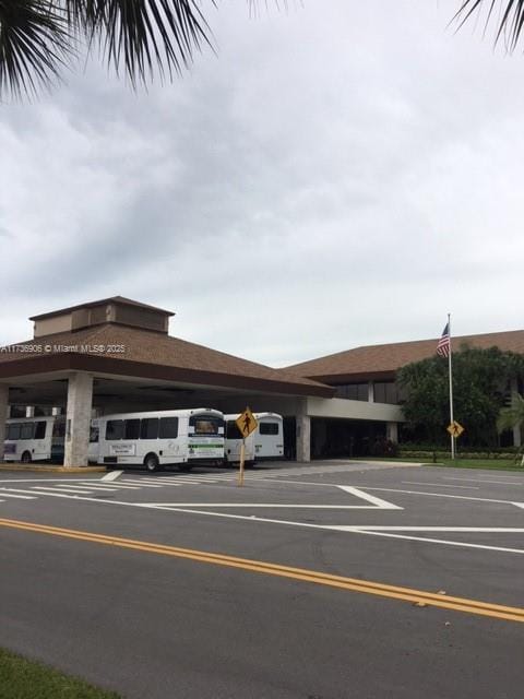 view of parking / parking lot