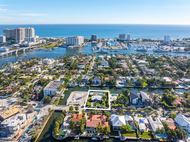510 SE 25th Ave, Fort Lauderdale, FL 33301 - aerial view featuring a water view