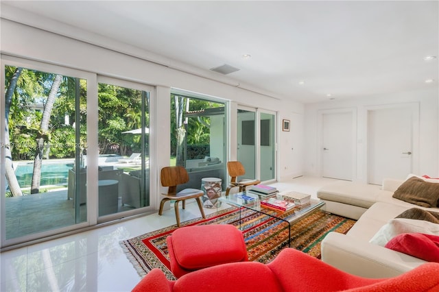 view of living room