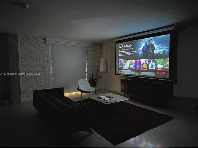 view of home theater room