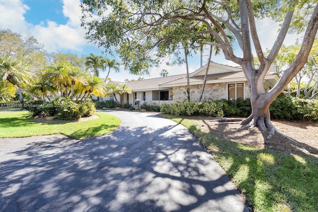 7420 SW 145th Ter, Palmetto Bay, FL 33158 - single story home featuring a front lawn