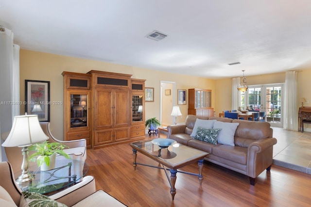 7420 SW 145th Ter, Palmetto Bay, FL 33158 - living room featuring dark wood-type flooring
