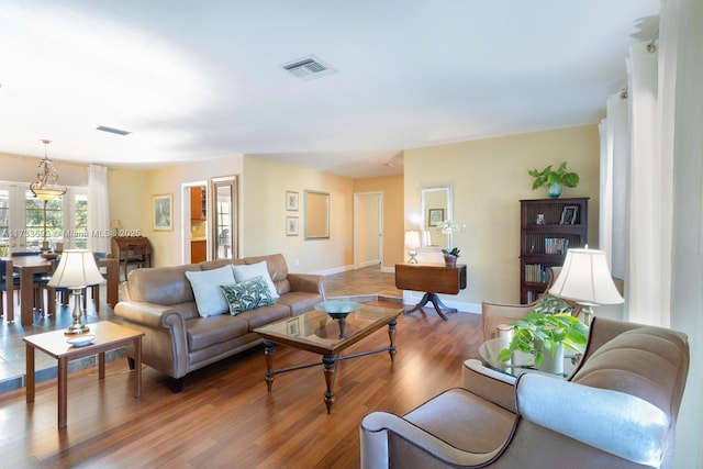 7420 SW 145th Ter, Palmetto Bay, FL 33158 - living room with wood-type flooring