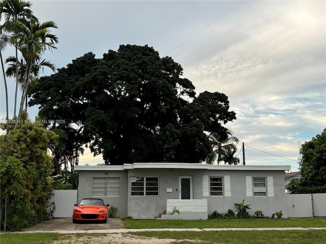 view of ranch-style house