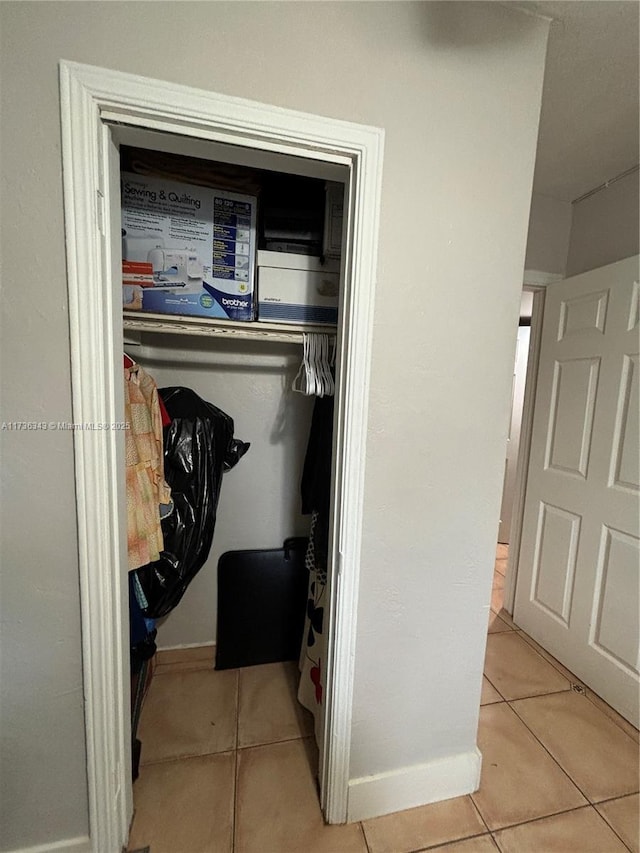 view of closet