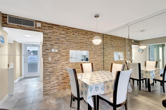 view of dining area