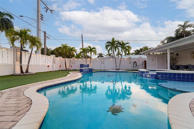 view of pool