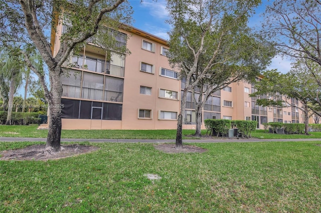 view of property with cooling unit