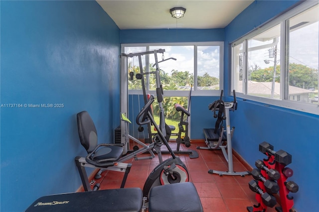 view of exercise room