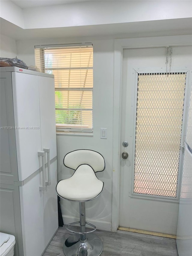 1333 E Hallandale Beach Blvd Unit 131, Hallandale Beach, FL 33009 - bathroom with hardwood / wood-style flooring