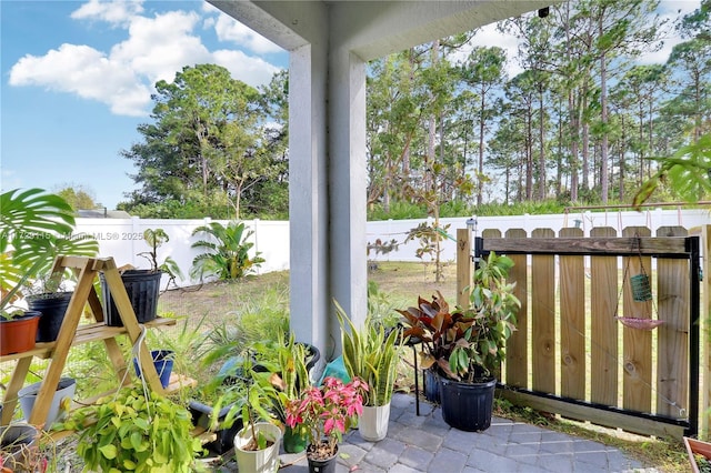 view of patio