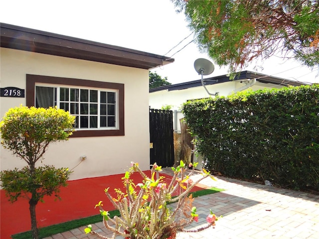 exterior space with a patio