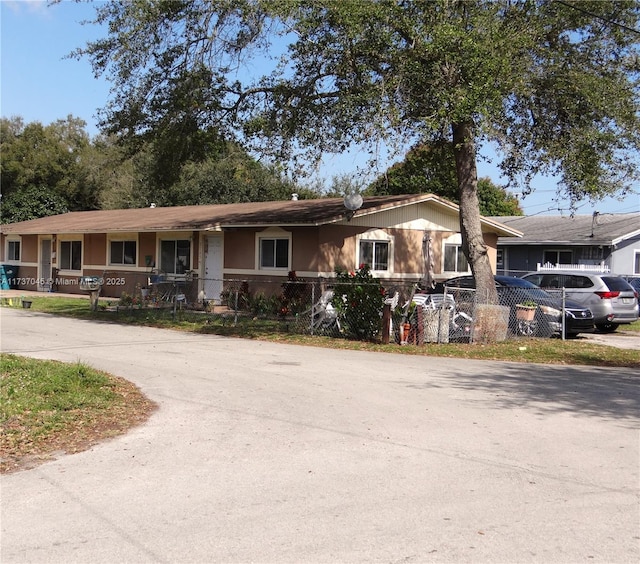 view of ranch-style house