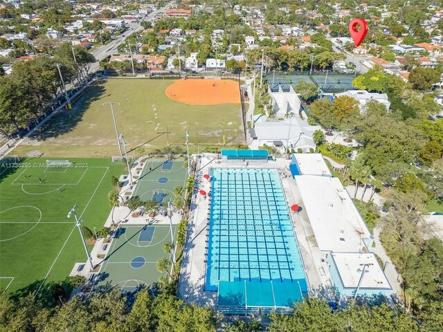 2039 SW 17th St, Miami, FL 33145 - drone / aerial view