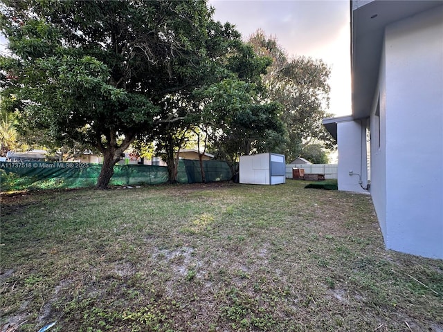 860 NW 171st St, Miami Gardens, FL 33169 - view of yard with a storage shed