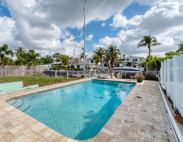view of pool