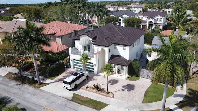 bird's eye view featuring a residential view