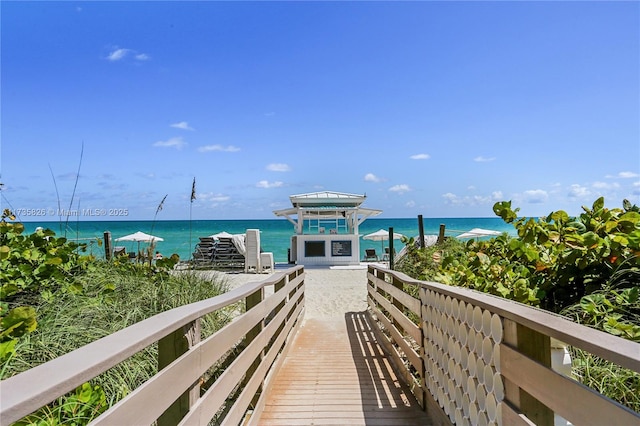 4775 Collins Ave Unit 501, Miami Beach, FL 33140 - water view with nearby beach