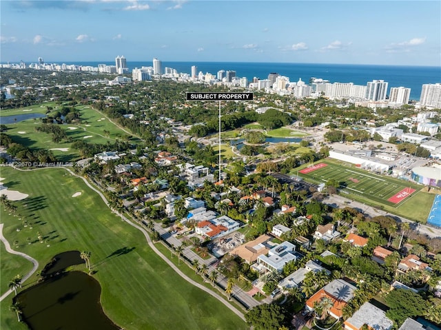 2424 Prairie Ave, Miami Beach, FL 33140 - view of property location featuring nearby urban area, a large body of water, and a local golf course